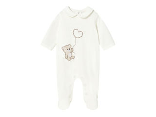 Immagine di Mayoral pigiama lungo ricamato ecrù tg. 0-1 mesi - Tutine