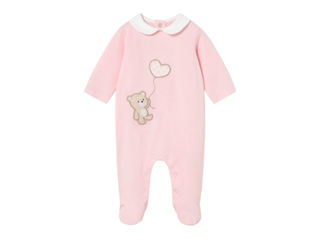 Immagine di Mayoral pigiama lungo ricamato rosa baby tg. 0-1 mesi - Tutine