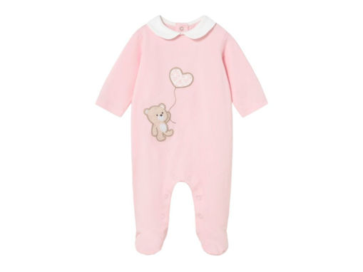 Immagine di Mayoral pigiama lungo ricamato rosa baby tg. 0-1 mesi - Tutine