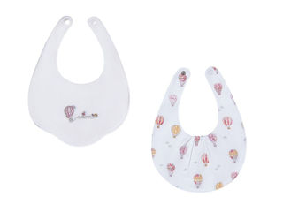 Immagine di Mayoral set bavaglini ricamati 2 pz bianco tg. 0 mesi - Bavaglini Neonato