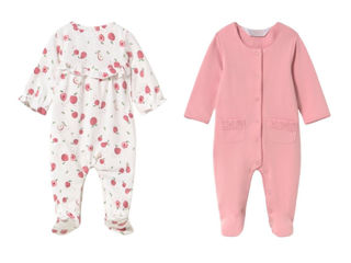 Immagine di Mayoral set pigiama lungo neonata 2 pz rosa tg. 1-2 mesi - Tutine