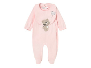 Immagine di Mayoral pigiama lungo con bavaglino rosa baby tg. 1-2 mesi - Tutine