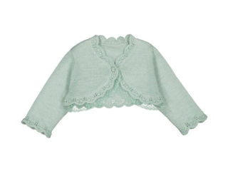 Immagine di Mayoral cardigan tricot cerimonia verde tg. 4-6 mesi - Capi spalla