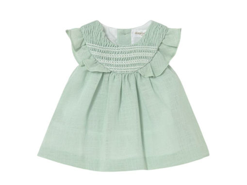 Immagine di Mayoral vestito nido d'ape verde acqua tg. 4-6 mesi - Vestiti
