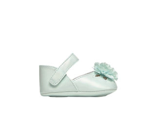 Immagine di Mayoral scarpine cerimonia con fiore verde acqua tg. 17 - Scarpine neonato