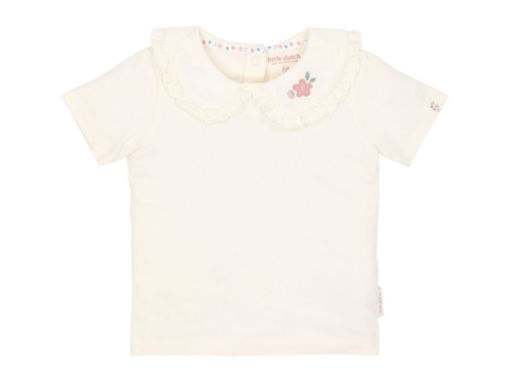 Immagine di Little Dutch maglietta maniche corte con colletto crema tg. 80 - Maglie