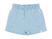 Immagine di Little Dutch pantaloncino ricamato denim blue tg. 74