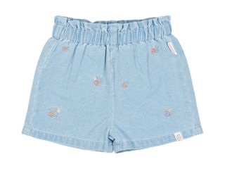 Immagine di Little Dutch pantaloncino ricamato denim blue tg. 80 - Pantaloni