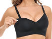 Immagine di Momcozy ultrasoft Maternity Nursing Bra YN21 nero tg XL - Intimo e notte mamma