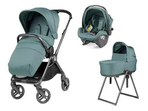 Immagine di Peg trio Switch con Primo Viaggio SLK jade - Passeggini trio
