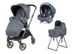 Immagine di Peg trio Switch con Primo Viaggio Lounge nordic blue - Passeggini trio