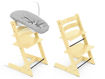 Immagine di Stokke Tripp Trapp lemon yellow con Newborn Set V2 - Seggioloni pappa