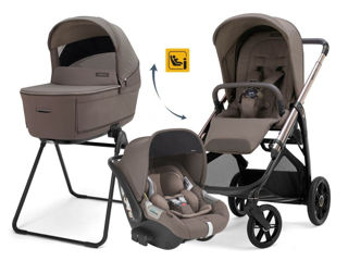Immagine di Inglesina Sistema Quattro Aptica + Darwin Recline Evo essence mokka - Passeggini trio e duo