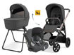 Immagine di Inglesina Sistema Quattro Aptica + Darwin Recline Evo marble grey - Passeggini trio
