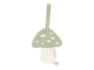Immagine di Little Dutch portaciuccio in tessuto fungo - Portaciuccio e catenelle