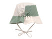 Immagine di Laessig cappellino sole checkerboard green sea salt tg 6 mesi