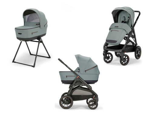 Immagine di Inglesina Sistema Quattro Aptica XT Duo igloo grey 2024 con culla maxi - Passeggini duo