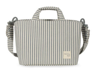 Immagine di Walking Mum borsa fasciatoio Praliné strisce matcha - Borse e organizer