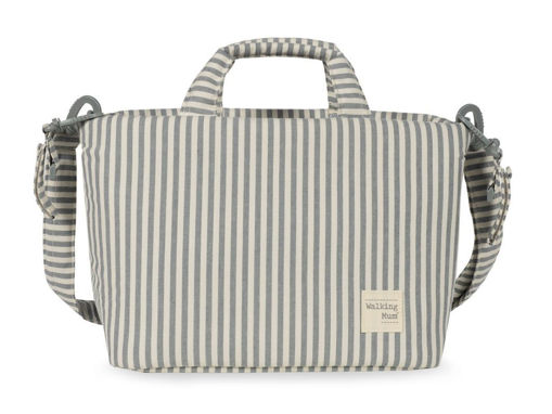 Immagine di Walking Mum borsa fasciatoio Praliné strisce matcha - Borse e organizer