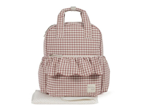 Immagine di Walking Mum zaino Praliné Vichy moka - Borse e organizer