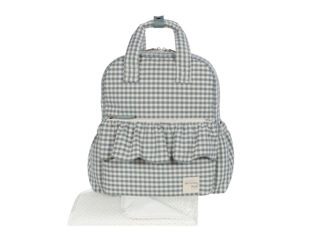 Immagine di Walking Mum zaino Praliné Vichy matcha - Borse e organizer
