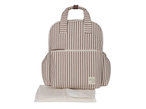 Immagine di Walking Mum zaino Praliné strisce moka - Borse e organizer