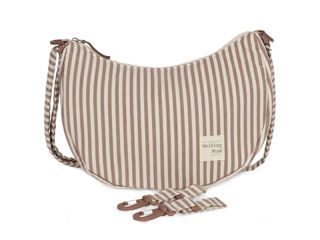 Immagine di Walking Mum borsa a tracolla gondola Praliné strisce moka - Borse e organizer