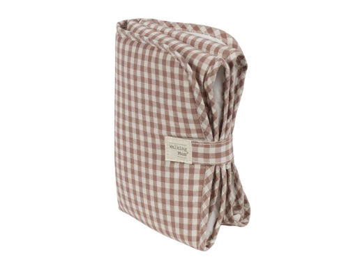 Immagine di Walking Mum fasciatoio Praliné vichy moka - Materassini fasciatoio