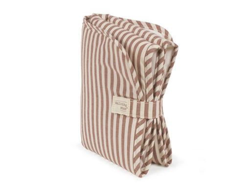 Immagine di Walking Mum fasciatoio Praliné strisce moka - Materassini fasciatoio