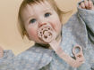 Immagine di Bibs clip portaciuccio Loop blush