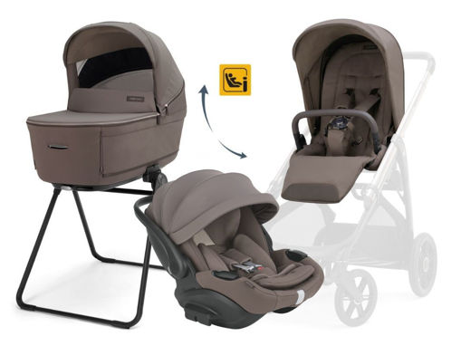 Immagine di Inglesina Sistema Quattro Aptica Darwin Recline Evo senza telaio essence mokka - Navicelle