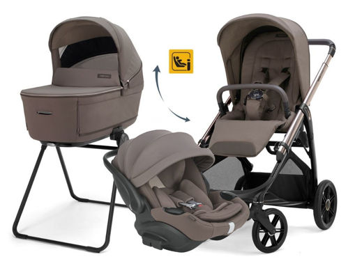 Immagine di Inglesina Sistema Quattro Aptica + Darwin Recline Evo essence mokka - Passeggini trio
