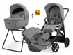 Immagine di Inglesina Sistema Quattro Aptica + Darwin Recline Evo crystal grey - Passeggini trio