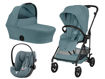 Immagine di Cybex trio Melio Carbon con Cloud G3 stormy blue - Passeggini trio