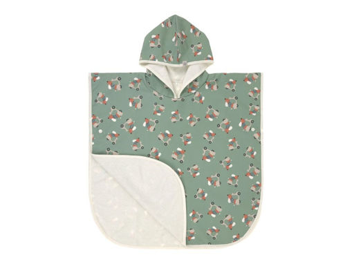 Immagine di Laessig accappatoio poncho scooter-dog green - Accappatoi