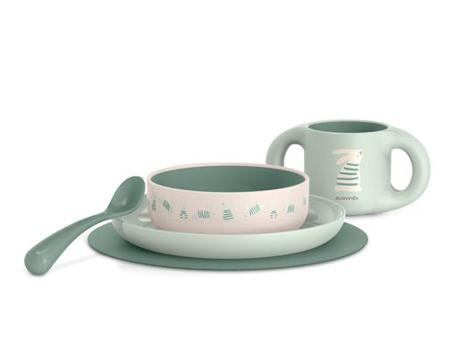 Immagine di Suavinex set svezzamento Wonder verde - Piatti e posate