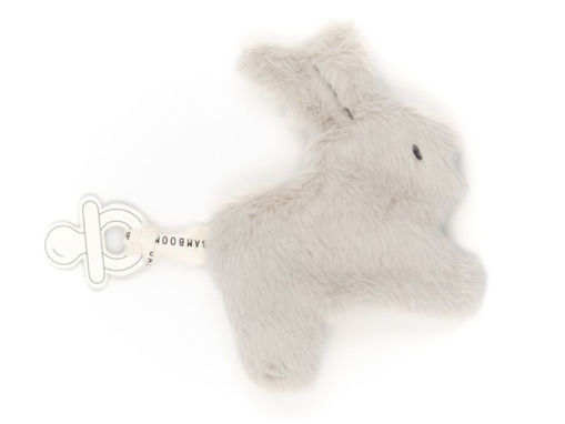 Immagine di Bamboom portaciuccio peluche Coniglio 122-128 - Portaciuccio e catenelle