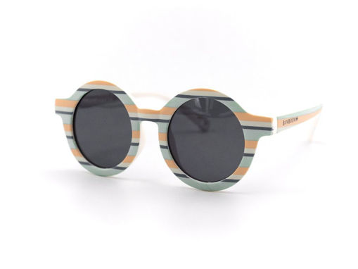 Immagine di Bamboom occhiale da sole con protezione 400 UV pastel parade stripe tg 2-3 anni - Occhiali da sole
