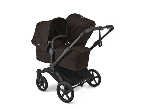 Immagine di Bugaboo passeggino fratellare Donkey 6 cocoa brown - Passeggini gemellari