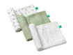 Immagine di Koala Babycare mussole neonato 80x80 cm 3 pz blossom green - Corredino nanna