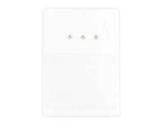 Immagine di Bamboom lenzuolino per culla 100x75 cm bianco Bees - Corredino nanna
