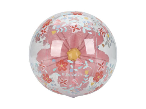 Immagine di Little Dutch palla gonfiabile 3D pink flowers - Giochi per il bagnetto