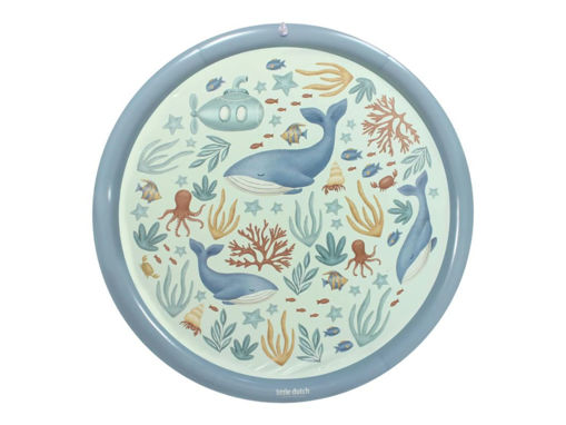 Immagine di Little Dutch tappeto millespruzzi Ocean World blu - Palestrine e tappeti