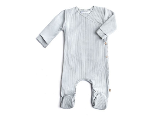 Immagine di Bamboom tutina estiva con piedi Pure azzurro 400TE00006-03 tg 3 mesi - Tutine