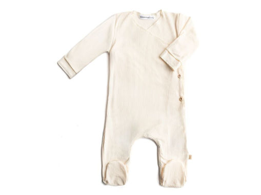 Immagine di Bamboom tutina estiva con piedi Pure offwhite 400TE00006-111 tg 3 mesi - Tutine
