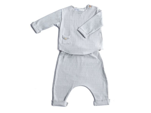 Immagine di Bamboom twinset estivo Pure azzurro 401TE00006-03 tg 1 mese - Vestiti
