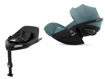Immagine di Cybex Cloud G3 i-Size + Base G3 isofix | Bundle neonato 0-24 mesi Plus stormy blue - Seggiolini per neonati