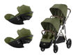 Immagine di Cybex passeggino gemellare Gazelle S + 2 Cloud G3 tpe-moss green - Passeggini gemellari