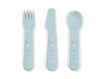 Immagine di Done by Deer set posate apprendimento Happy Dots blu - Piatti e posate