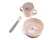 Immagine di Done by Deer set pappa Foodie Happy Clouds rosa cipria - Piatti e posate